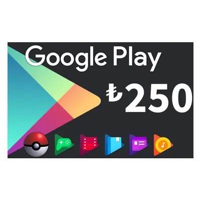 Google Play ₺250 TR Gift Card