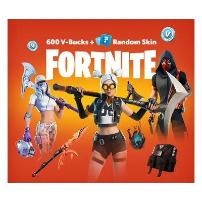 Fortnite - 600 V-Bucks + Random Skin US XBOX One / Xbox Series X|S CD Key