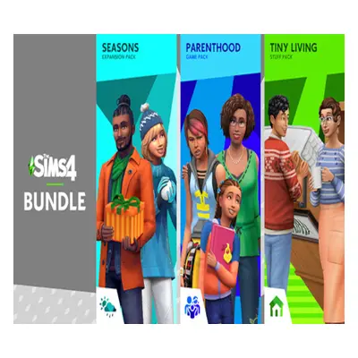 The Sims 4 - Seasons + Parenthood + Tiny Living Stuff DLC Bundle PC Origin CD Key