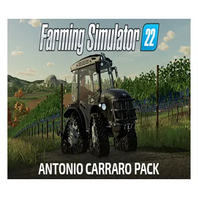 Farming Simulator 22 - ANTONIO CARRARO Pack DLC Steam CD Key