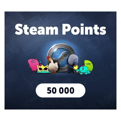 50.000 Steam Points Manual Delivery