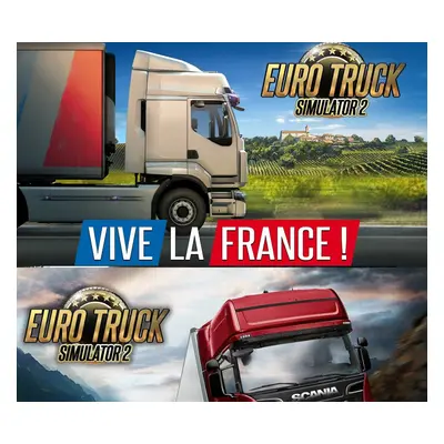 Euro Truck Simulator 2 + Vive la France DLC Bundle Steam CD Key