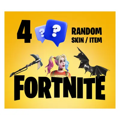 4 Random Fortnite Skins / Items PC Epic Games CD Key