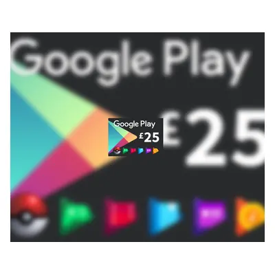 Google Play £25 UK Gift Card