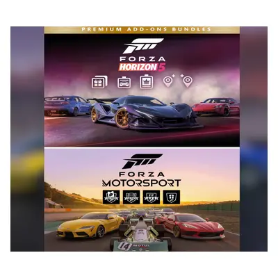 Forza Motorsport and Forza Horizon 5 - Premium Add-Ons Bundle DLC NA XBOX One / Xbox Series X|S 