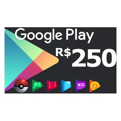 Google Play 250 BRL BR Gift Card