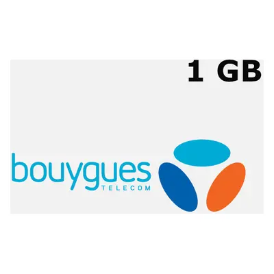 Bouygues 1GB Data Gift Card FR