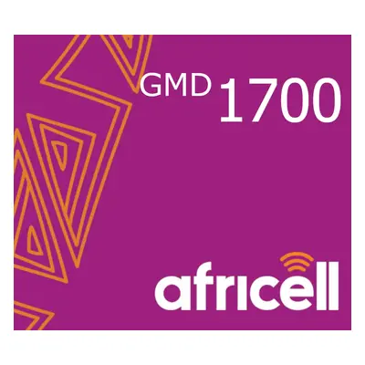 Africell 1700 GMD Mobile Top-up GM