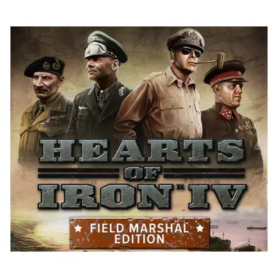 Hearts of Iron IV: Field Marshal Edition RU VPN Required Steam CD Key