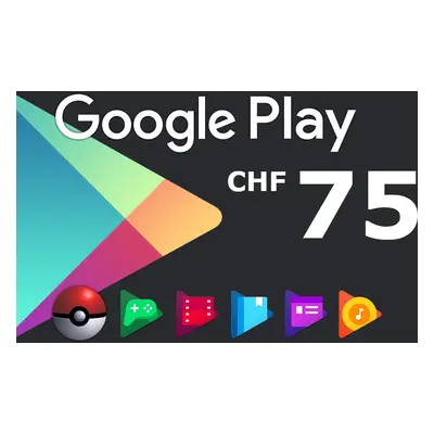 Google Play CHF 75 CH Gift Card