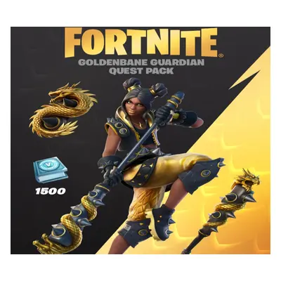 Fortnite - Goldenbane Guardian Quest Pack + 1500 V-Bucks Challenge AR XBOX One / Xbox Series X|S