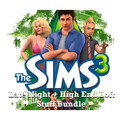 The Sims 3 + High-End Loft Stuff + Late Night DLC Bundle PC Origin / EA App Account