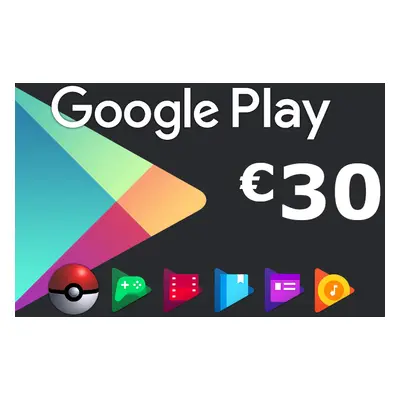 Google Play €30 IT Gift Card