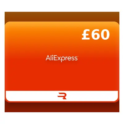 Rewarble AliExpress GBP 60 Gift Card