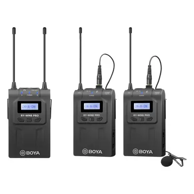 Boya uhf wireless microphone -2 tx+1 rx