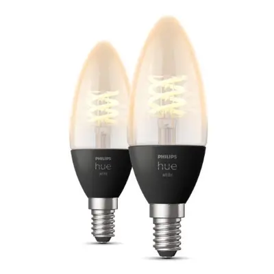 Philips Hue E14 W 4.5W Fil Candle 2-pak