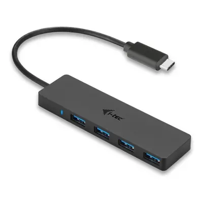 i-tec USB-C Slim pasywny HUB 4x USB 3.0 do podłączenia USB-A/USB-C