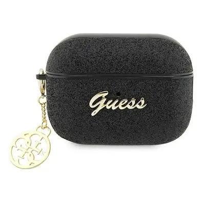 Guess 4G Glitter Flake - Etui AirPods Pro (czarny)