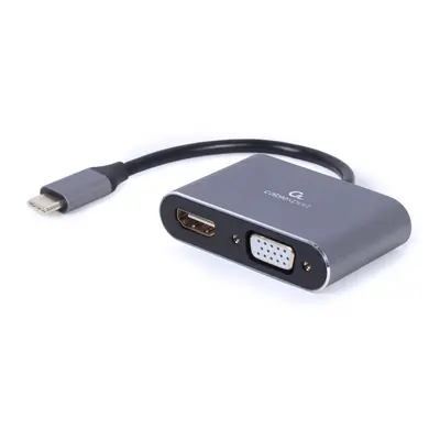 Gembird Adapter USB typu C na HDMI + VGA