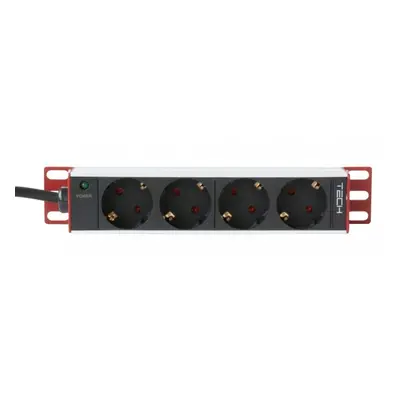 Techly Listwa zasilająca do Szaf Rack 10''