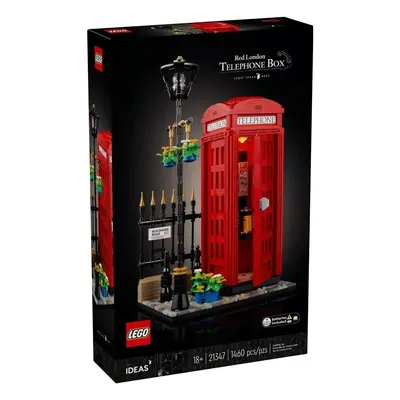 Klocki konstrukcyjne LEGO Ideas 21347 Czerwona londyńska budka telefoniczna