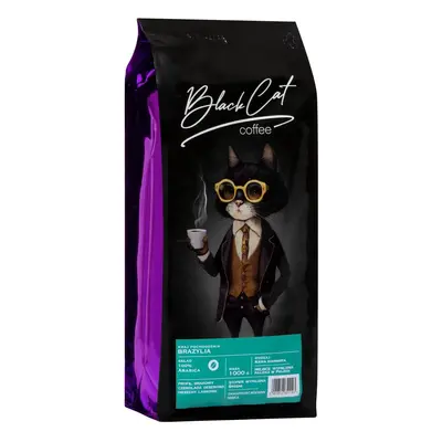 Kawa ziarnista Black Cat Brazylia 1 kg