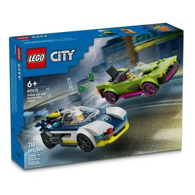 Klocki konstrukcyjne LEGO City 60415 Pościg Radiowozu Za Muscle Carem