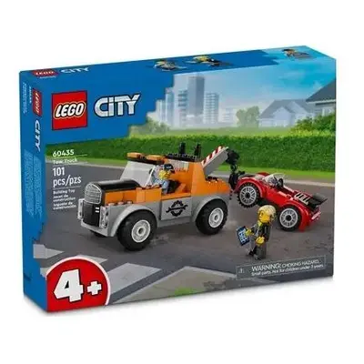 Klocki konstrukcyjne LEGO City 60435 Samochód pomocy drogowej i naprawa sportowego auta