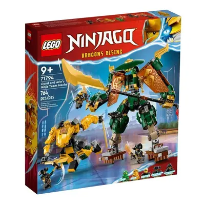 Klocki konstrukcyjne LEGO Ninjago 71794 Drużyna mechów ninja Lloyda i Arina