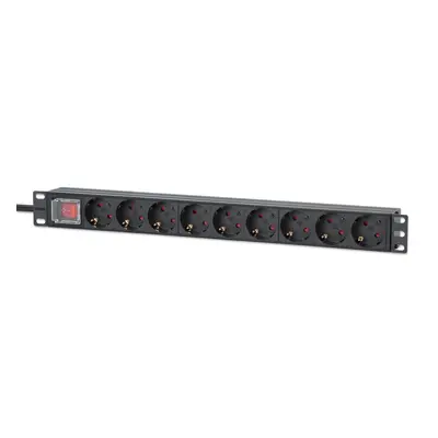 Intellinet Listwa zasilająca Rack 1U 9x gniazd Schuko, 4000W