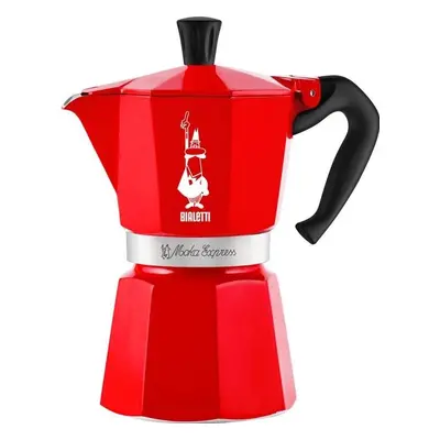 Kawiarka Bialetti Moka Express Nutcracker 6tz czerwona