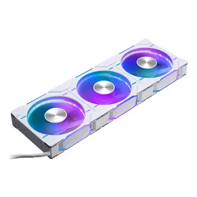 PHANTEKS D30 PWM Reverse Airflow D-RGB, 3-pack - 120mm, biały