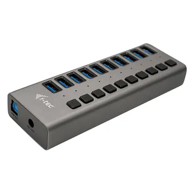 Aktywny i-tec USB 3.0 Charging HUB HUB Ładujący z zasilaczem 48W 10x USB 3.0 (max. 10W) z wyłącz