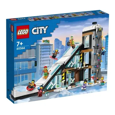 Klocki konstrukcyjne LEGO City 60366 Centrum narciarskie i wspinaczkowe