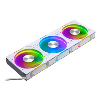 PHANTEKS D30 PWM Regular Airflow D-RGB, 3-pack - 120mm, biały