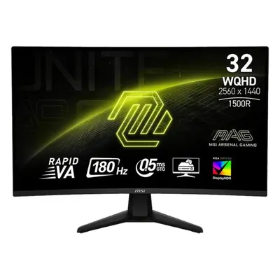 MSI MAG 32CQ6F - 32'' | Rapid VA | QHD | 0.5ms | 180Hz