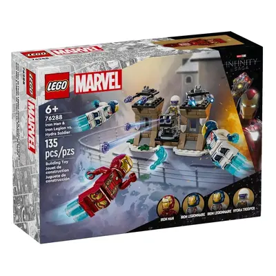 Klocki konstrukcyjne LEGO Super Heroes 76288 Iron Man i Iron Legion kontra żołnierz Hydry