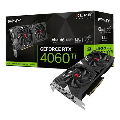 PNY GeForce RTX 4060 Ti VERTO Dual Fan 8GB OC DLSS 3