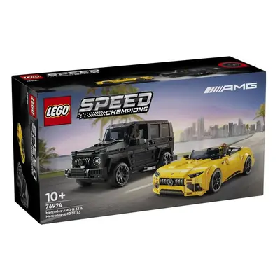 Klocki konstrukcyjne LEGO Speed Champions 76924 Mercedes-AMG G 63 i Mercedes-AMG SL 63