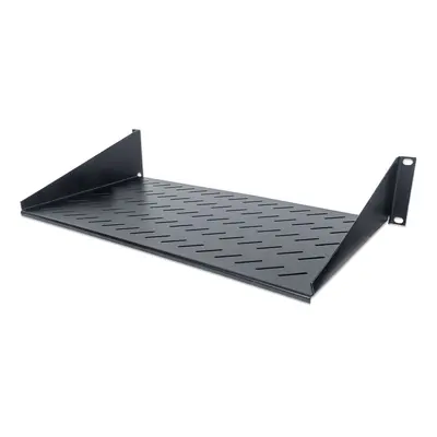 Akcesoria do szaf Intellinet Półka 2U 250mm rack 19'' punkty mocowania, perforowana, czarna