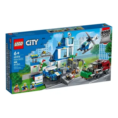 Klocki konstrukcyjne LEGO City 60316 Posterunek Policji