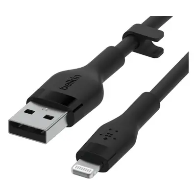 Belkin CAA008bt3MBK Boost Charge USB-A - lightning silikonowy 3.0m czarny