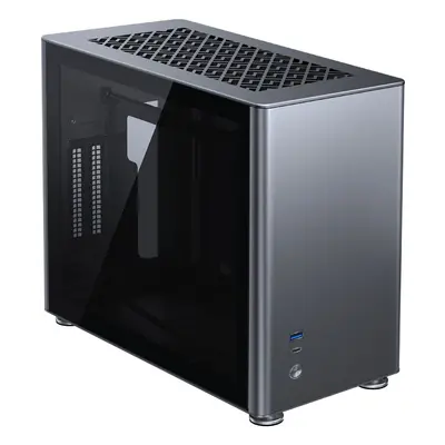 Jonsbo A4 Mini-ITX, Tempered Glass - szara