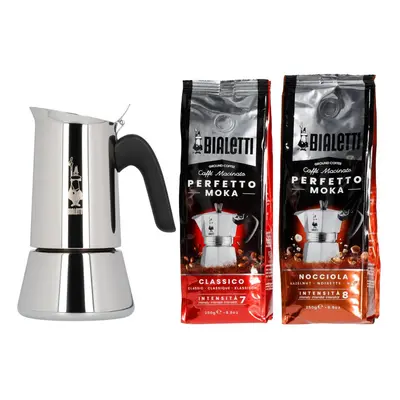 Kawiarka Bialetti Venus 6tz + Kawa Nocciola 250g + Kawa Classico 250g (zestaw)