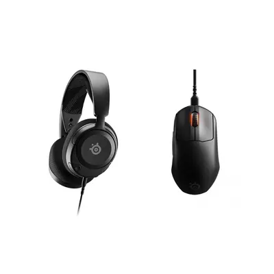 Nauszne SteelSeries Arctis Nova Czarne + Prime Mini