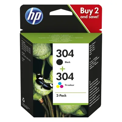 Oryginał HP No. dwupak bk + col Instant Ink