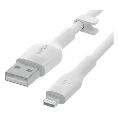 Belkin CAA008bt3MWH Boost Charge USB-A - lightning silikonowy 3.0m biały