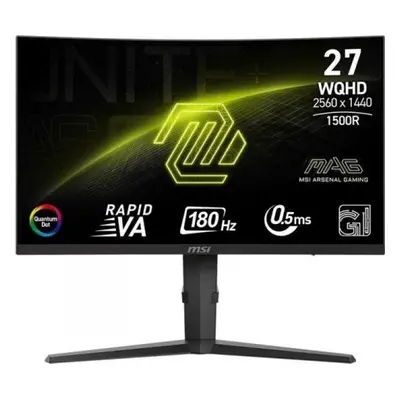 MSI MAG 275CQRF QD E2 - 27'' | Rapid VA | QHD | 0.5ms | 180Hz