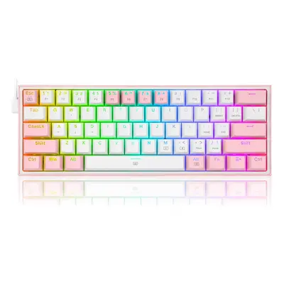 Redragon K617 Fizz RGB white/pink