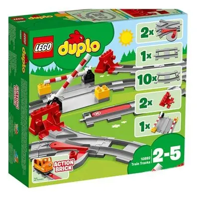 Klocki konstrukcyjne LEGO Duplo Tory Kolejowe